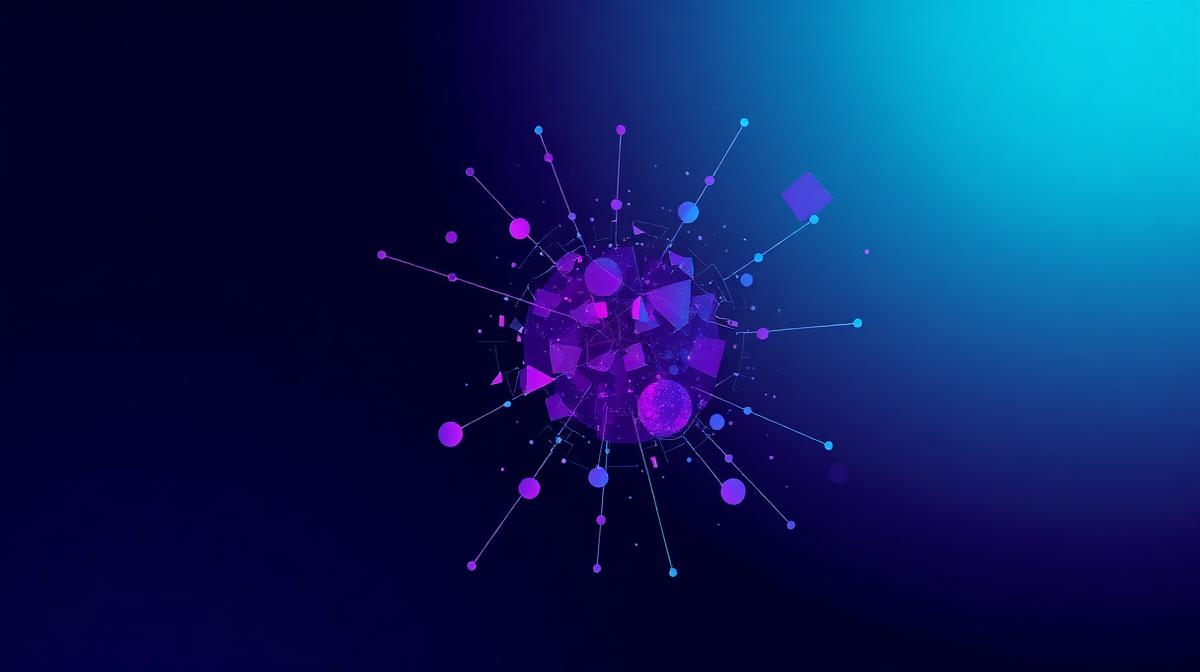 Shattered glass revealing structured data nodes beneath, symbolizing transparency breaking through opacity in private capital.